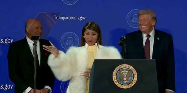 Nicki Minaj expresa su apoyo a Trump en evento federal