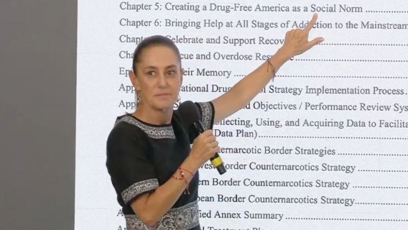 “Nosotros estamos actuando”, responde Sheinbaum a Trump tras la amenaza de combatir a los cárteles