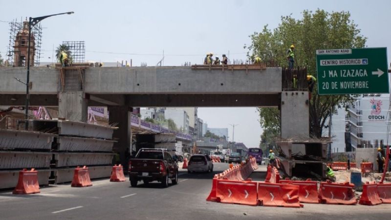 CDMX rumbo al Mundial: se retrasan las obras en el tramo elevado de Tlalpan y la Línea 2 del Metro