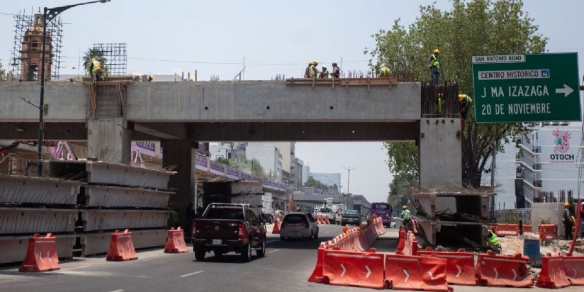 CDMX rumbo al Mundial: se retrasan las obras en el tramo elevado de Tlalpan y la Línea 2 del Metro