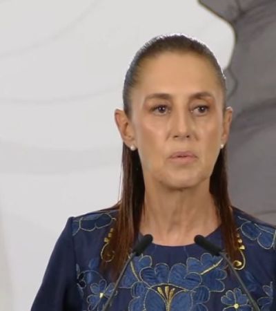 Sheinbaum niega que reforma tenga la intención de mantener el poder de Morena