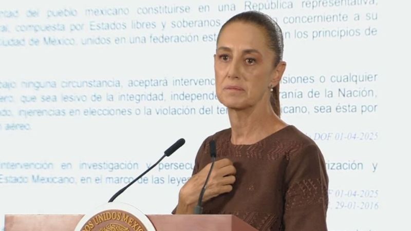 Sheinbaum evita confirmar investigación de EU contra Américo Villarreal y Alfonso Durazo