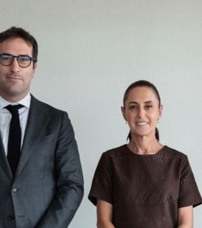 Sheinbaum se reúne con el vicepresidente primero del gobierno de España tras conversación virtual por bloqueos de la CNTE