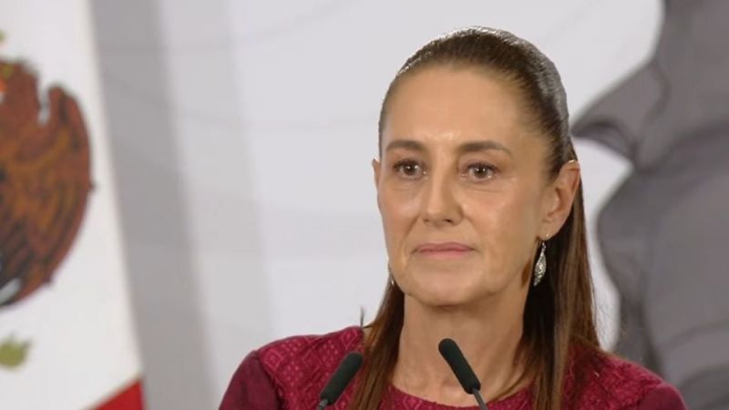 Sheinbaum sale en defensa de López Obrador: niega nexos con el narcotráfico y “presume” detenciones en su sexenio