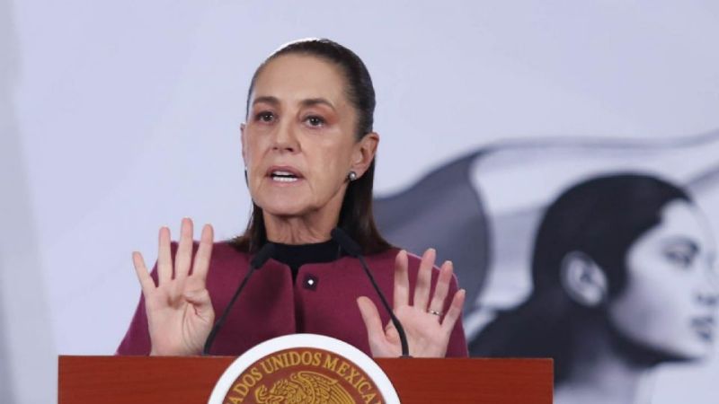 Sheinbaum rechaza acusación de Milei de financiar una campaña contra Argentina