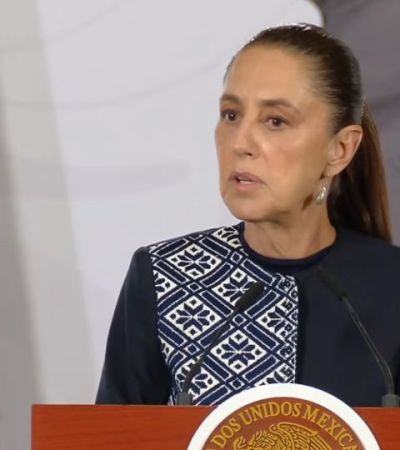 Sheinbaum justifica lineamientos de su “ley censura”