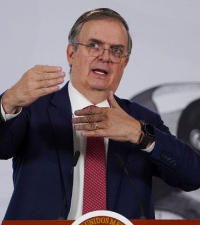 Ebrard aclara declaración de Trump donde minimiza la renovación del T-MEC