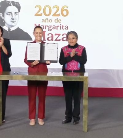 Sheinbaum modifica la ley de transparencia: asegura que publicarán cada mes contratos del gobierno