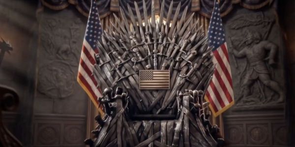 Trump se convierte en el “escogido” de “House of the Dragon”: transforman con IA el Despacho Oval en el Trono de Hierro
