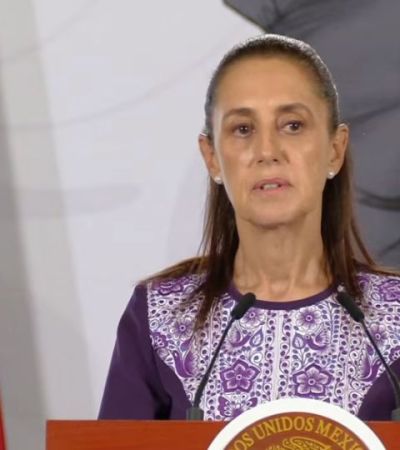 EU no ha informado a México de una investigación sobre la gobernadora Marina del Pilar Ávila