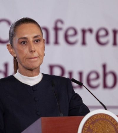 Sheinbaum respalda determinación que lo obliga a cambiar su nombre y colores