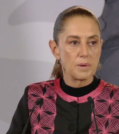 Sheinbaum niega llamadas del expresidente para dictarle línea
