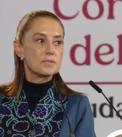 Sheinbaum minimiza que Trump considere a México epicentro de los cárteles
