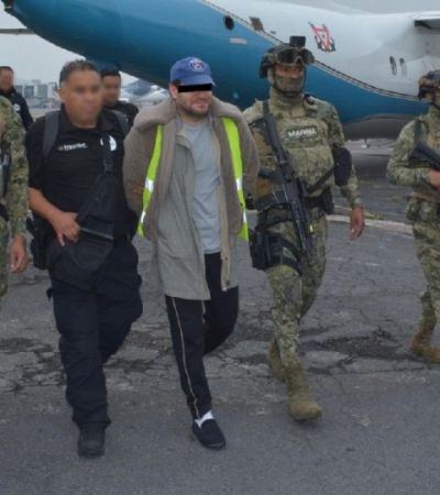 Trasladan a CDMX al “Capitán Sol”, pieza clave en la red de “huachicol” de los hermanos Farías