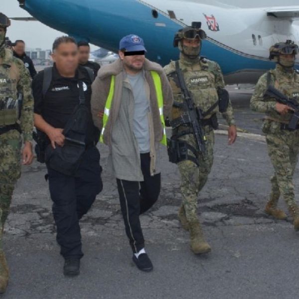 Trasladan a CDMX al “Capitán Sol”, pieza clave en la red de 
