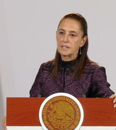 Sheinbaum niega disparos contra la Guardia Costera de EU en la frontera de México