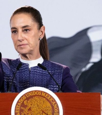 Sheinbaum reconoce desabasto de medicamentos y falta de prestaciones laborales en el IMSS tras protestas