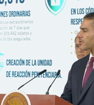 García Harfuch anuncia la construcción de seis nuevos penales con capacidad para más de 18 mil reos