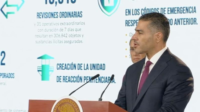García Harfuch anuncia la construcción de seis nuevos penales con capacidad para más de 18 mil reos