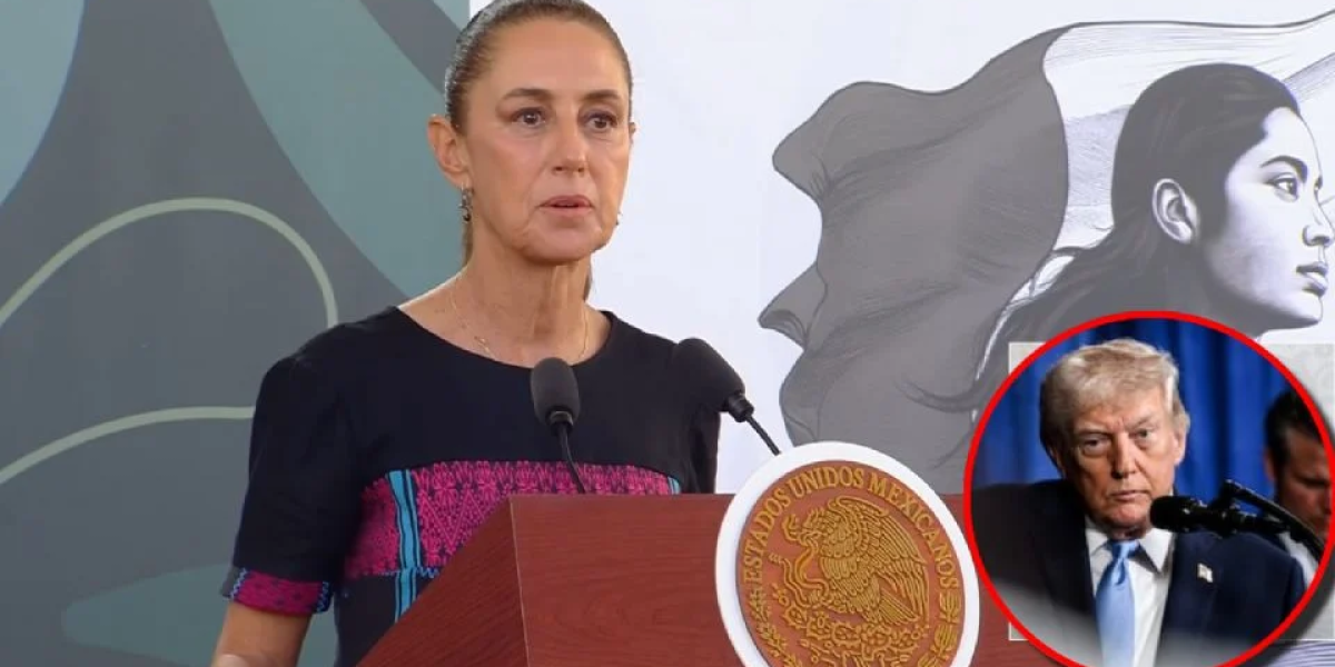 Sheinbaum responde amenaza de Trump contra posibles incursiones terrestres a México