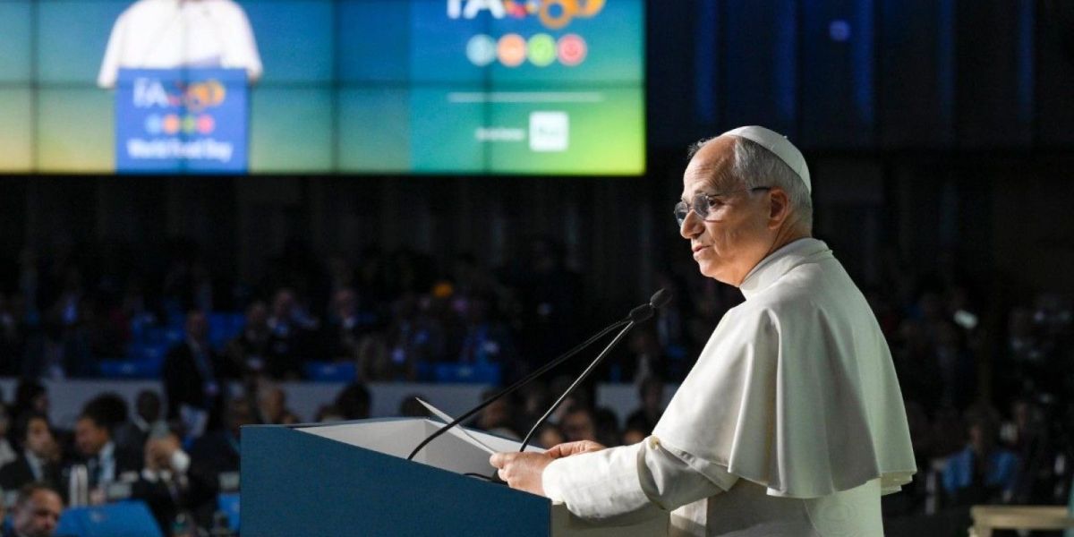Papa León XIV condena uso de alimentos como arma en conflictos bélicos