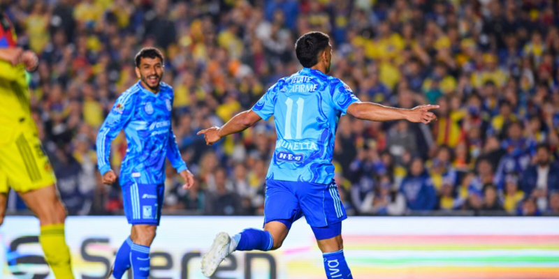Tigres firma goleada histórica en la capital; aplasta 1-4 al América