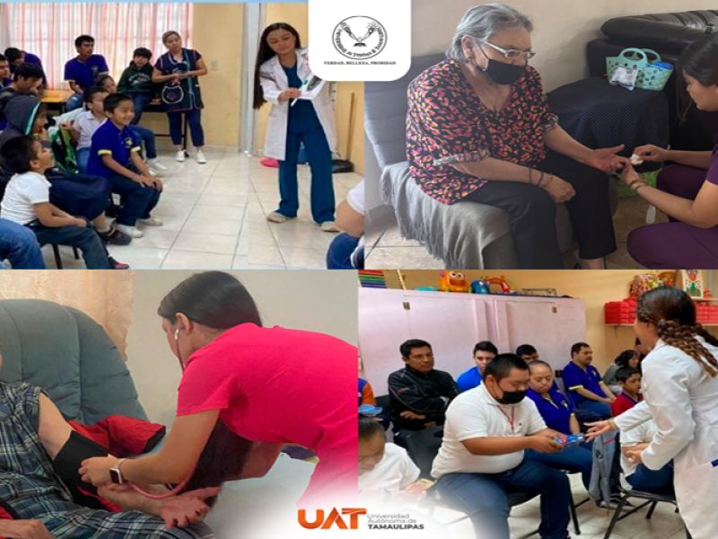 Atiende la UAT con servicios médicos gratuitos a grupos vulnerables y adultos mayores