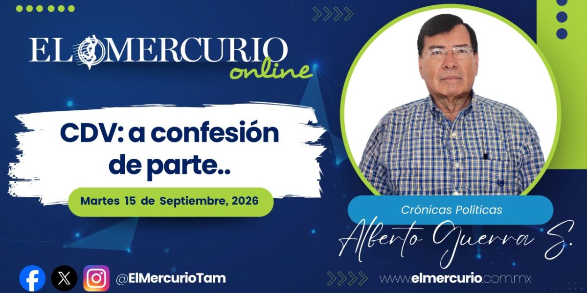 CDV: a confesión de parte..