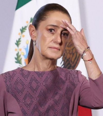 Sheinbaum critica la irrupción en Los Pinos