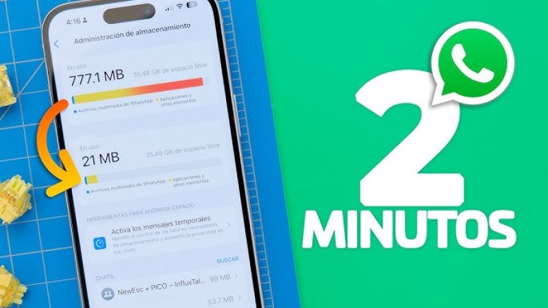 Esta es la nueva función que desarrolla WhatsApp para liberar espacio en iPhone