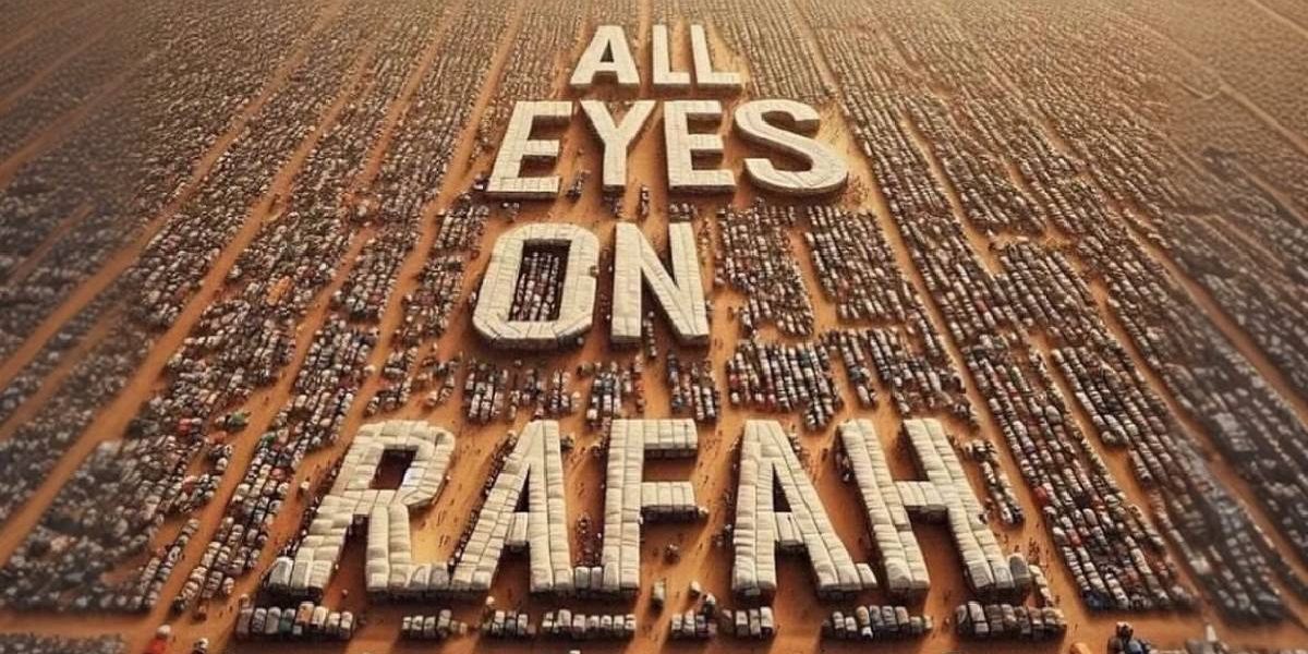 “Todos los ojos puestos en Rafah”; ¿Por qué se viralizó esta imagen de IA?