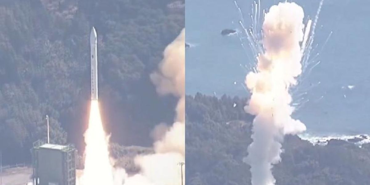 VIDEO: Cohete espacial privado japones explota segundos después de despegar