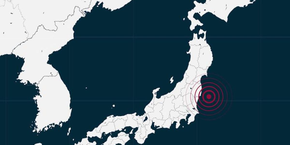 Sismo de magnitud 5.8 sacude las costas de Japón; se percibe en Tokio