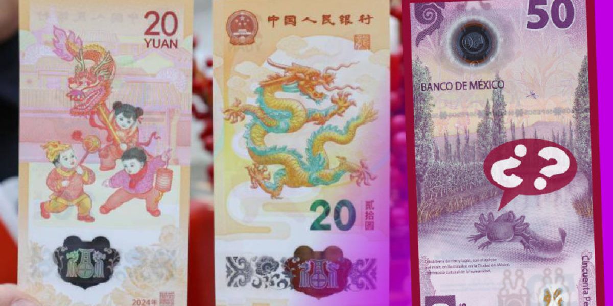 China emite billetes especiales por el Año del Dragón