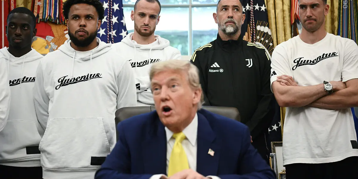 Trump causa polémica en encuentro con la Juventus