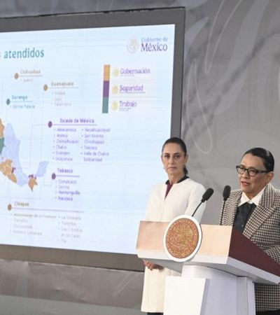 Gobierno federal impulsa paz en 61 municipios prioritarios