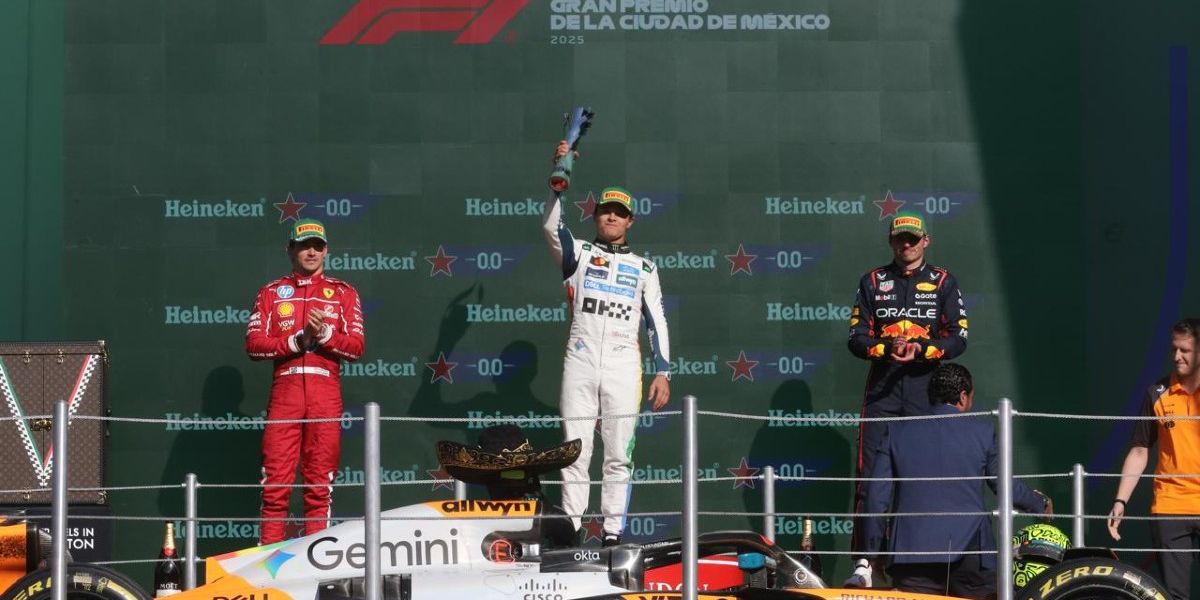 Lando Norris se lleva el GP de México