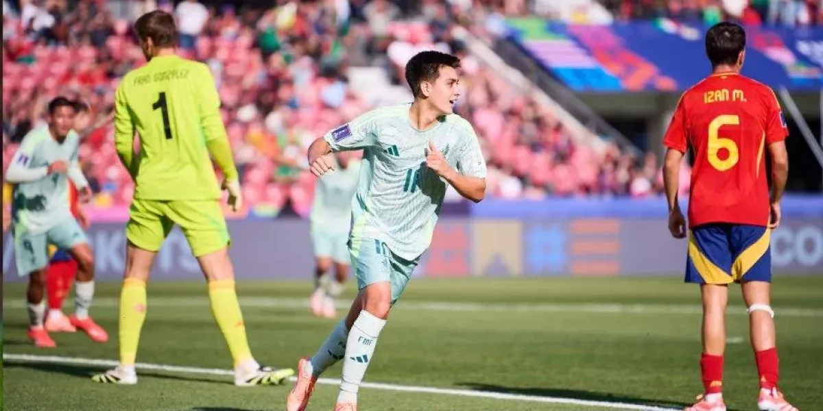 ¡Agónico Empate! México Sub-20 le Saca el 2-2 a España con Doblete de Gilberto Mora en el Mundial de Chile