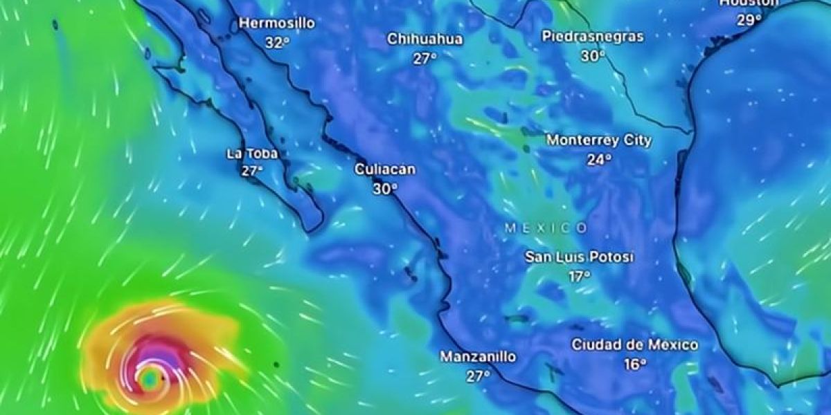 ‘Carlotta’ se convierte en huracán