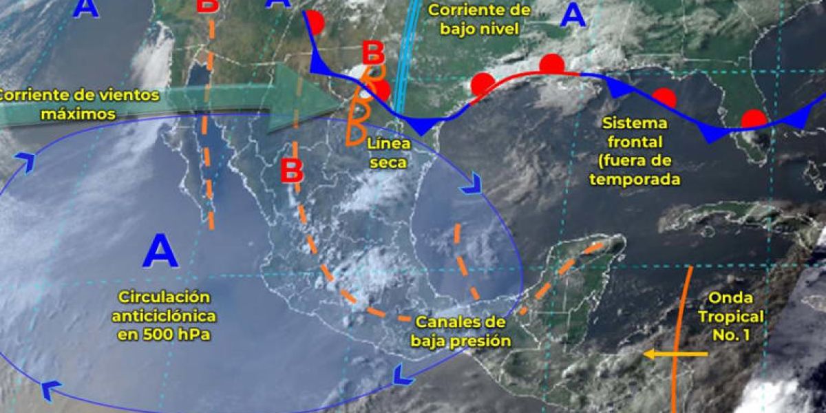 Se esperan más de 45 grados en 12 estados