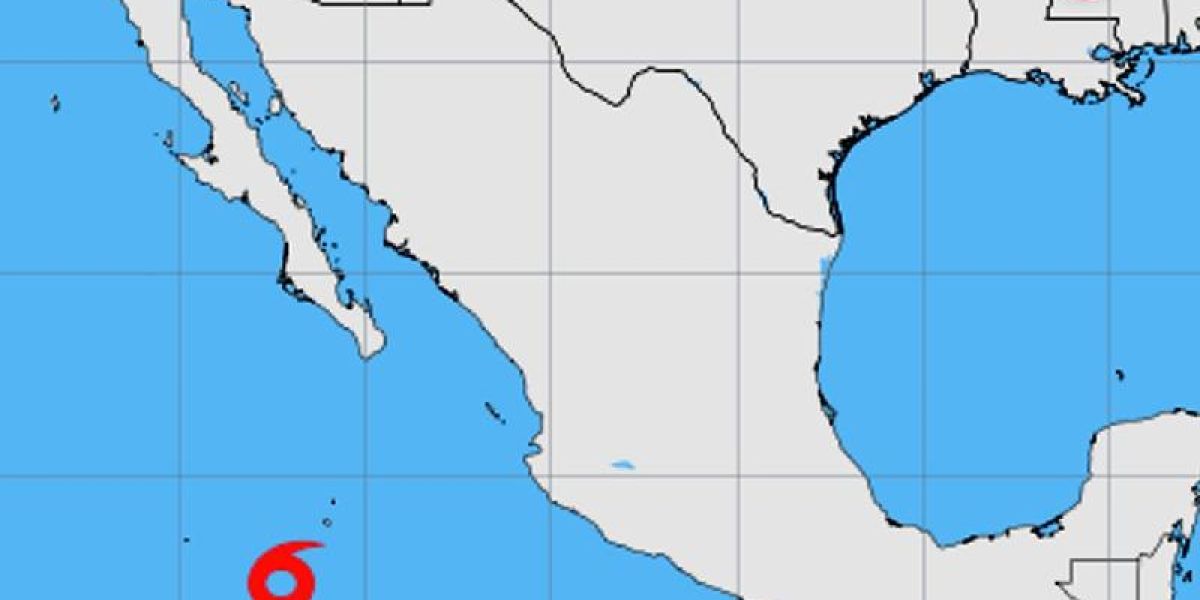 Se forma tormenta ‘Bud’ frente a costas de México; ésta es su trayectoria