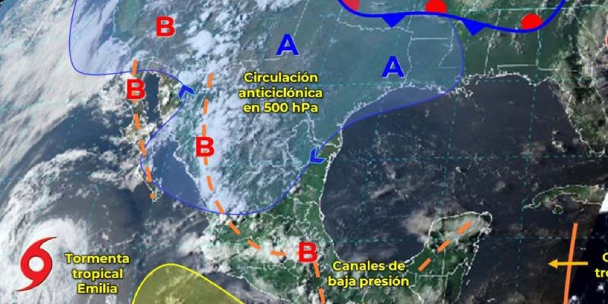 Canales de baja presión y monzón provocarán más lluvias