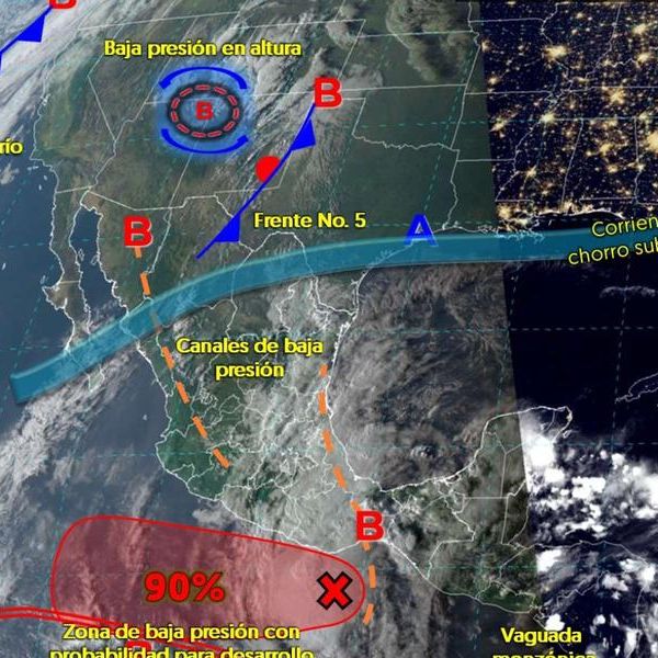 Se esperan lluvias por ciclón tropical