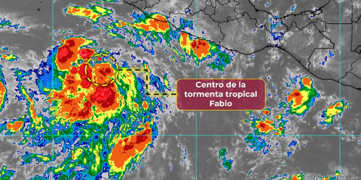 Tormenta ‘Fabio’ avanza sobre el Pacífico y se aleja de BCS