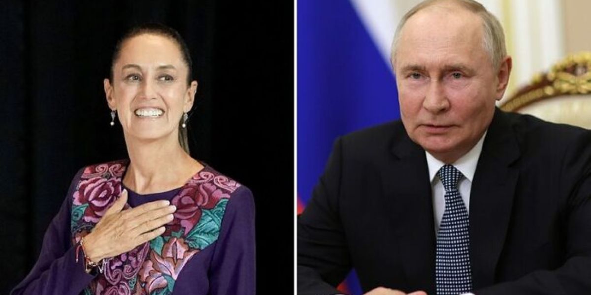 Putin confirma que no asistirá a la toma de posesión de Sheinbaum