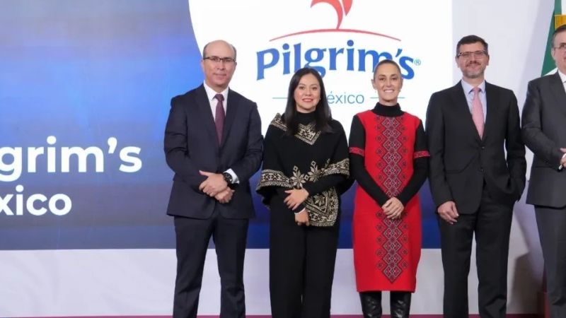 La empresa productora de pollo Pilgrim’s anuncia inversión de mil 300 millones de dólares en México