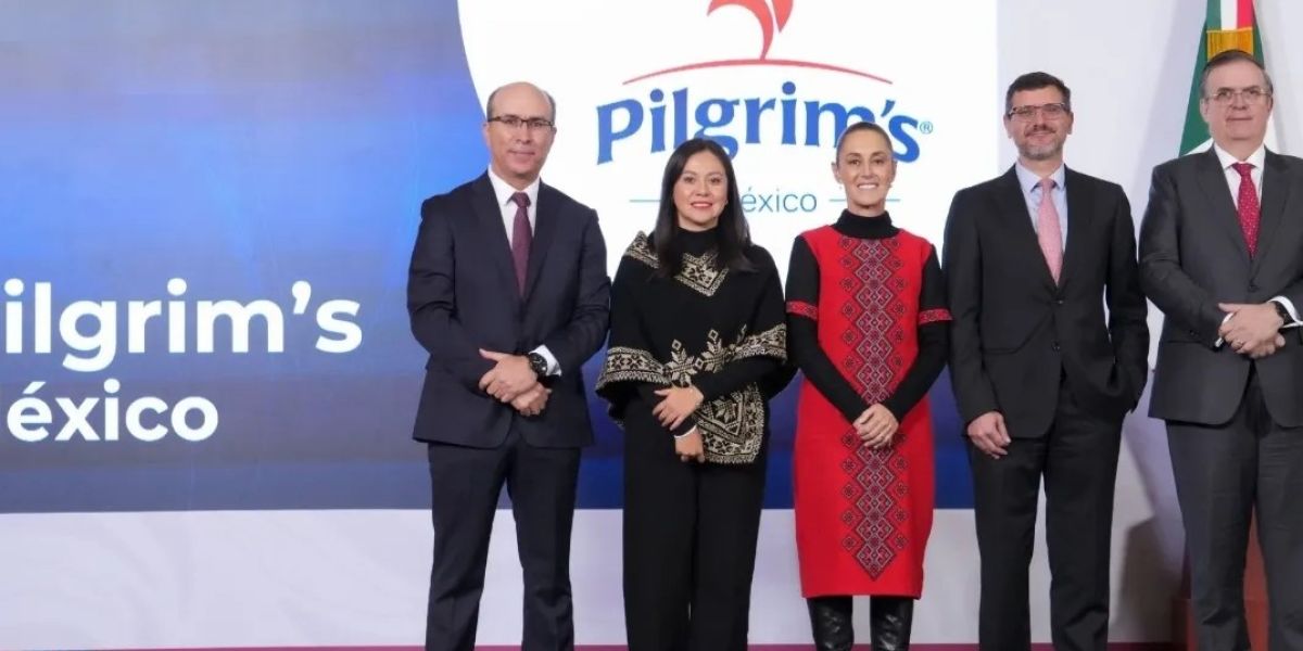 La empresa productora de pollo Pilgrim’s anuncia inversión de mil 300 millones de dólares en México