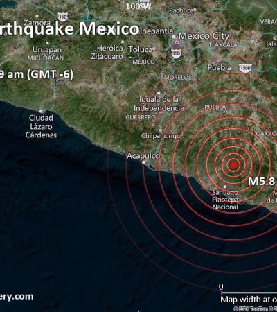 Reportan 25 atenciones por caídas y crisis tras sismo en CDMX