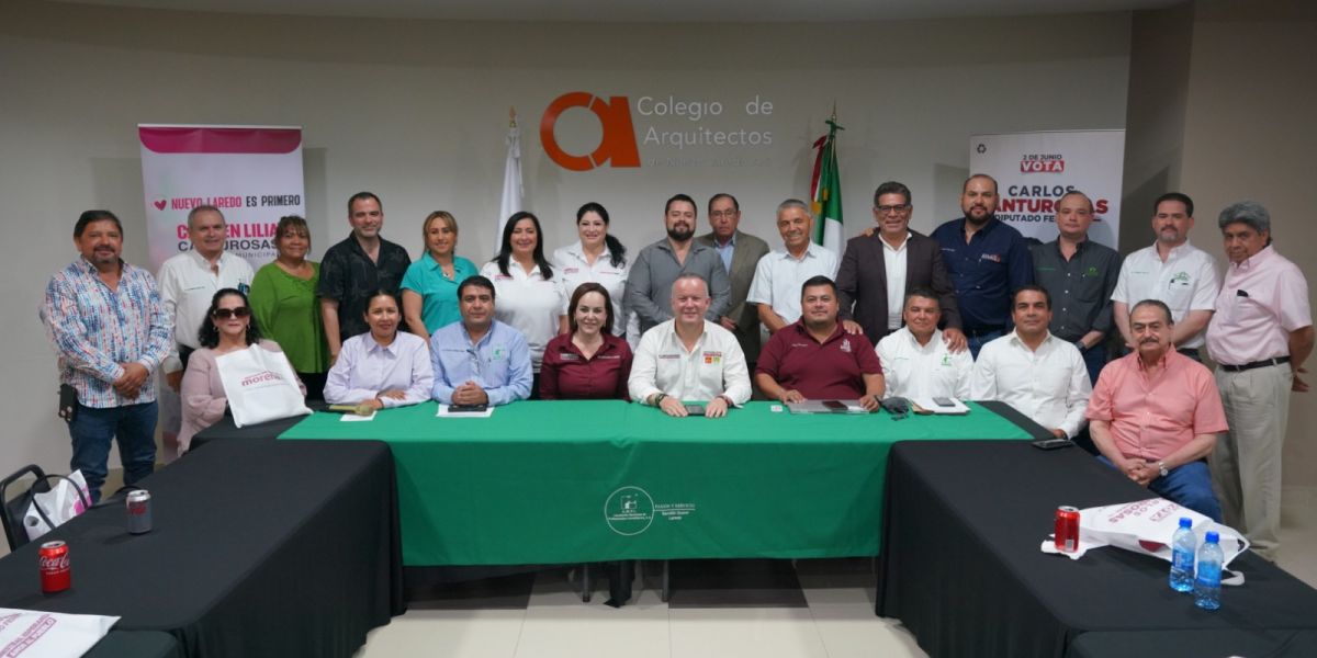 Acuerdan profesionales inmobiliarios trabajar unidos con Carmen Lilia Canturosas para mantener dinamismo económico de Nuevo Laredo
