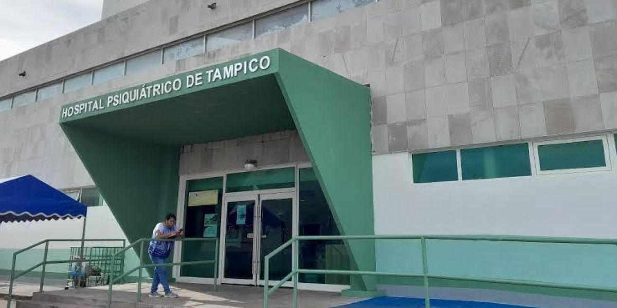 Seis días sin aire acondicionado en el hospital Psiquiátrico de Tampico